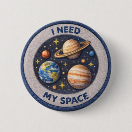 I Need My Space 缶バッジ