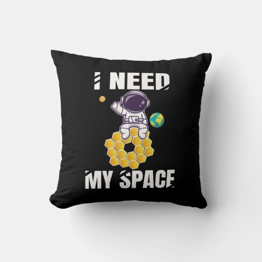 I Need My Space – Simpático astronauta espacial クッション (正面)