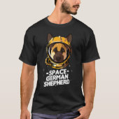 I Need Some Space German Shepherd Love R Tシャツ (正面)