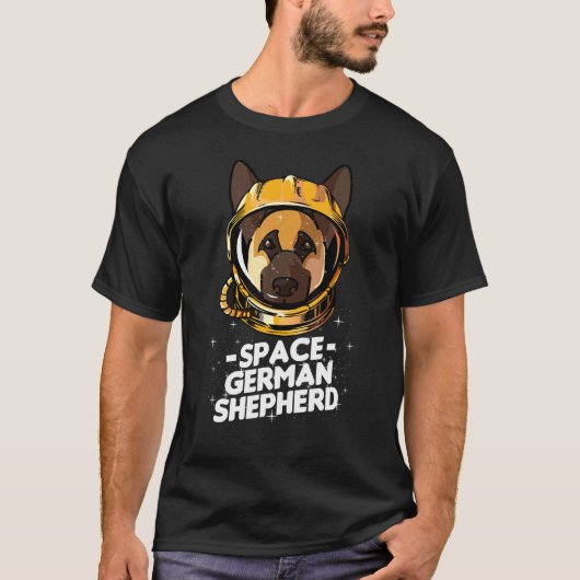 I Need Some Space German Shepherd Love R Tシャツ (正面)