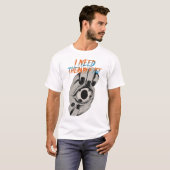 I need therapy Fast アートワーク Tシャツ (正面フル)