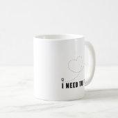 i need to fly mug コーヒーマグカップ (正面右)
