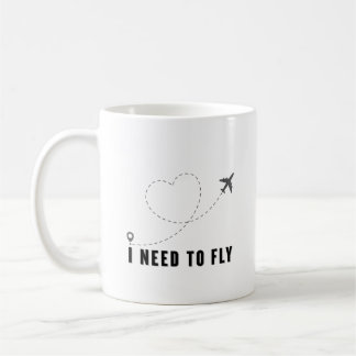 i need to fly mug コーヒーマグカップ