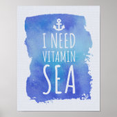 I Need Vitamin Sea ポスター (正面)