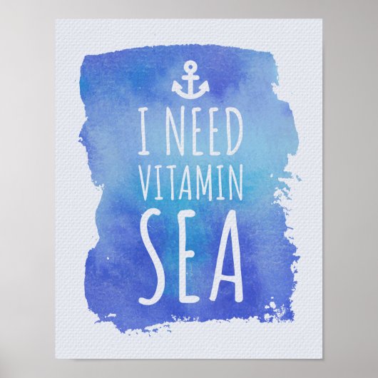 I Need Vitamin Sea ポスター (正面)