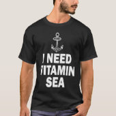 I Need Vitamin Sea Tシャツ (正面)