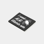 I  Need Vitamin Sea Turtle ポストイット (アングル)