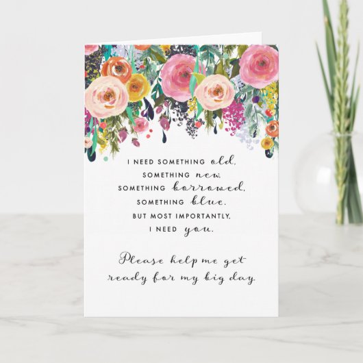 『I Need You's 結婚 Card, Ashley Collection』 (あなたのカード カード (正面)