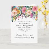 『I Need You's 結婚 Card, Ashley Collection』 (あなたのカード カード (黄色い花)