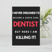 I Never Dreamed I'd Become A Super Cool Dentist サンキューカード (スタンド正面)
