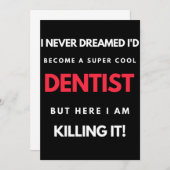 I Never Dreamed I'd Become A Super Cool Dentist サンキューカード (正面/裏面)