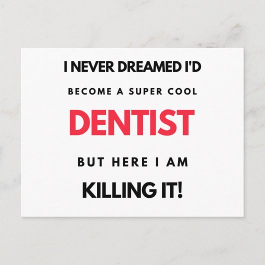 I Never Dreamed I'd Become A Super Cool Dentist 2 シーズンポストカード (正面)