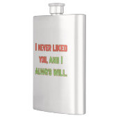 I never liked you フラスク (左)