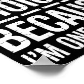 I Never Question Barbara's Choices Because I'm One ポスター (角)