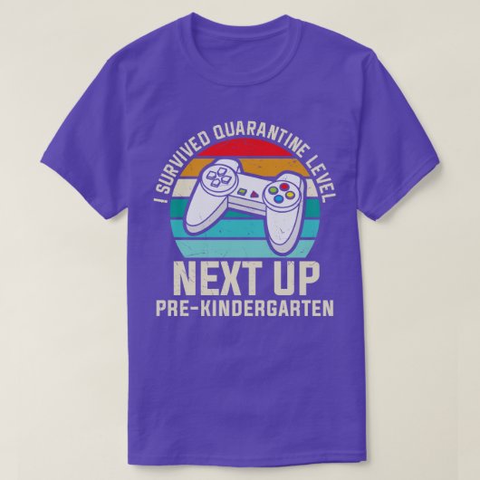 I Next 生き延び Up Pre幼稚園ビデオゲーム値リスト Tシャツ (デザイン正面)