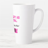 I Now Identify As Menopausal. My Pronouns: Try/Me カフェラテマグ (右)