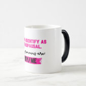 I Now Identify As Menopausal. My Pronouns: Try/Me モーフィングマグカップ (正面右)