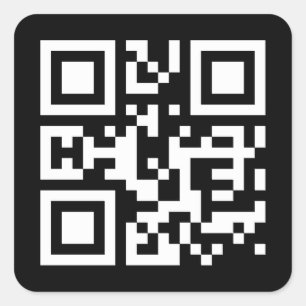 I❤NY -- 逆になるQRコード スクエアシール