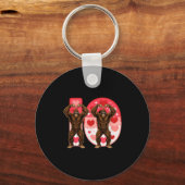 I-o Couples Matching Funny Bigfoot In Midwestern V キーホルダー (正面)