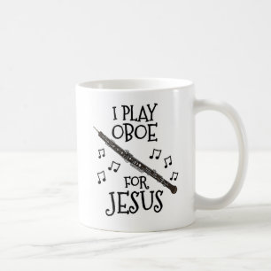 I Oboe For 遊 Jesus、クリスチャンのOboistミュージシャン コーヒーマグカップ