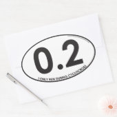 I Only 走 During Cyclocross - 6 for 4 stickers 楕円形シール (封筒)