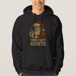 I Only Gift Assets™ 暗号ブロックチェーンサンタクロース パーカ