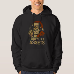 I Only Gift Assets™ 暗号ブロックチェーンサンタクロース パーカ