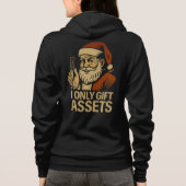 I Only Gift Assets™ Crypto Blockchain Santa Claus パーカ (裏面)