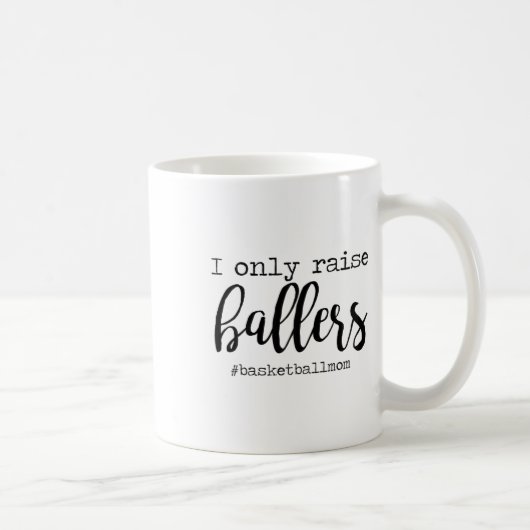 I Only Raise Llers Sketll Mom Mothers Day  コーヒーマグカップ (右)