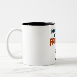 I Only Share With My Frenchie  ツートーンマグカップ