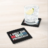 I Only Use Sarcasm Periodically Cool Science Quote ペーパーコースター (インサイチュ)