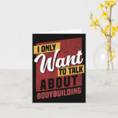I Only Want To Talk About Bodybuilding Knowledge  カード (黄色い花)