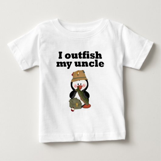 I outfish私の叔父さん ベビーTシャツ (正面)