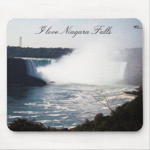 I OVE NIAGARA滝 マウスパッド