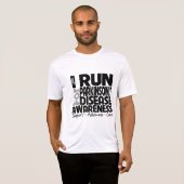 I Parkinsonsの病気の認識度のために走られて Tシャツ (正面フル)