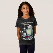 I Paused My Game To Be Here Funny Retro Tシャツ (正面フル)