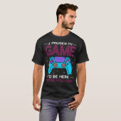 I Paused My Game To Be Here You re Welcome Retro G Tシャツ (正面フル)