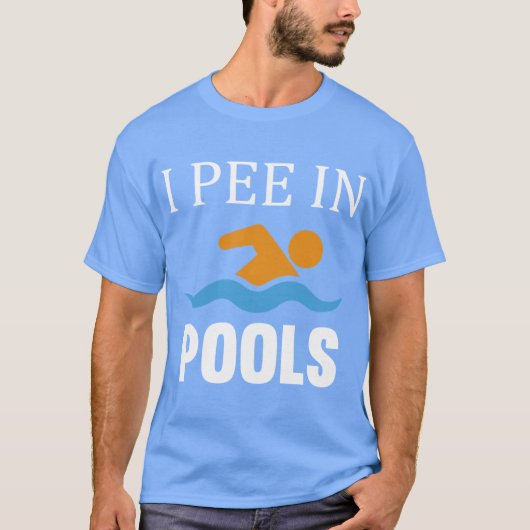 I Pee In Pools フレンド Tシャツ (正面)