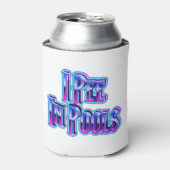 I Pee In Pools 缶クーラー (缶正面)