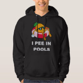 I Pee In Pools  1 パーカ (正面)
