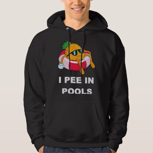 I Pee In Pools  1 パーカ (正面)