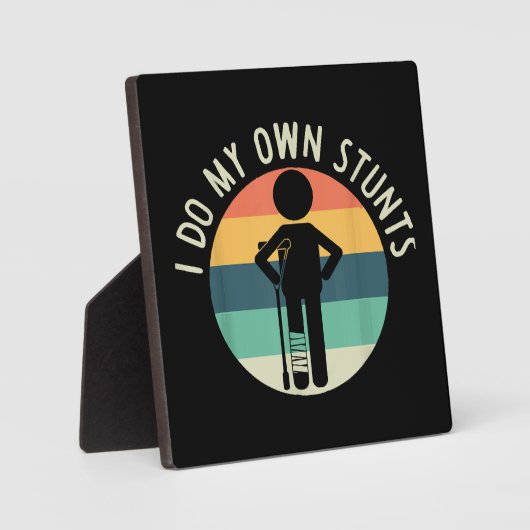 I perform my own stunts フォトプラーク (正面)