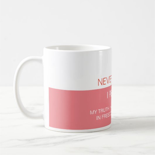 I Persist Mug コーヒーマグカップ (左)