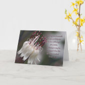 I Peter 4:13 感動的フローラ カード (黄色い花)