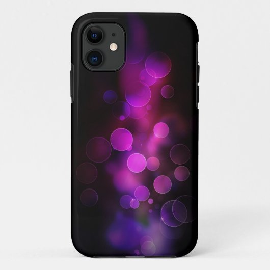 i-Phone 5ケースと紫の円デザイン Case-Mate iPhoneケース (裏面)