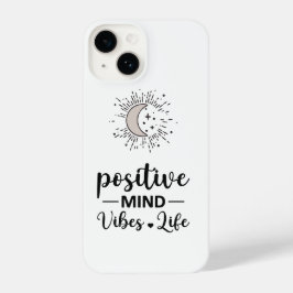 I Phone Case "前向き Mind Vibes Life" iPhone 14ケース