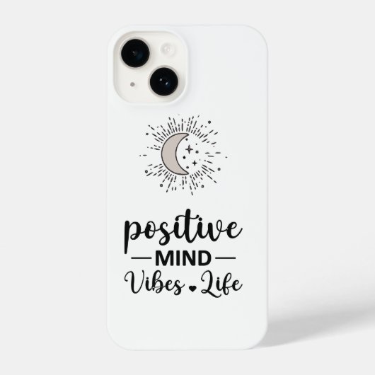 I Phone Case "前向き Mind Vibes Life" iPhoneケース (裏面)