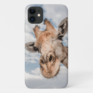I Phone Case with Giraffe顔 iPhone 11 ケース