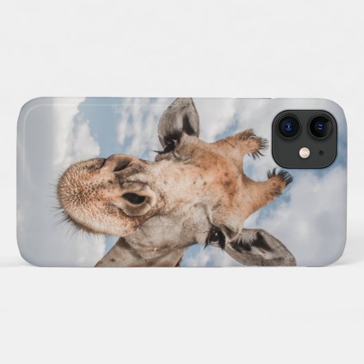 I Phone Case with Giraffe顔 Case-Mate iPhoneケース (裏面(横))