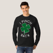 I Pinch Back Lucky C St Patrick's Day Distress Tシャツ (正面フル)